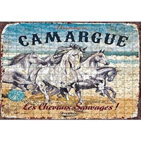 Cakapuzzle Çatlak Zeminde Koşan Vahşi Atlar Ahşap 255 Parça Puzzle
