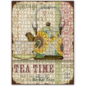 Cakapuzzle Çay Saati Vintage Görseli 120 Parça Puzzle