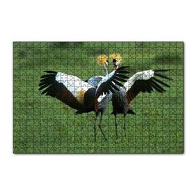 Cakapuzzle Çayırda Dans Eden Turnalar 120 Parça Ahşap Puzzle