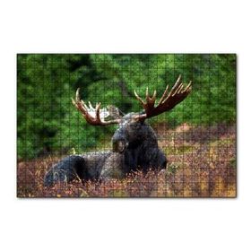Cakapuzzle Çayırda Dinlenen Sığın Mus 120 Parça Ahşap Puzzle