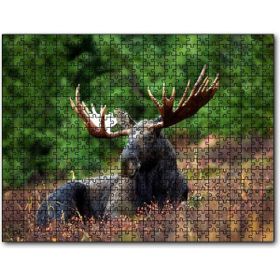 Cakapuzzle Çayırda Dinlenen Sığın mus Mdf 120 Parça Puzzle