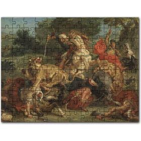 Cakapuzzle Çayırda Konmaya Hazırlanan Beyaz Baykuş 1000 Parça Puzzle
