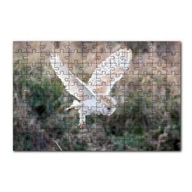 Cakapuzzle Çayırda Konmaya Hazırlanan Beyaz Baykuş 120 Parça Ahşap Puzzle