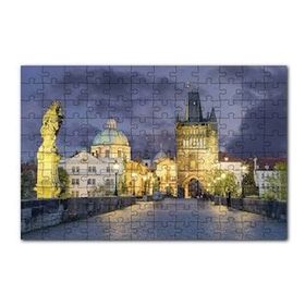 Cakapuzzle Çekya Prag Karl Köprüsü 120 Parça Ahşap Puzzle
