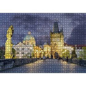 Cakapuzzle Çekya Prag Karl Köprüsü 120 Parça Ahşap Puzzle