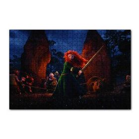 Cakapuzzle Cesur Yürek Siyah Beyaz 120 Parça Ahşap Puzzle