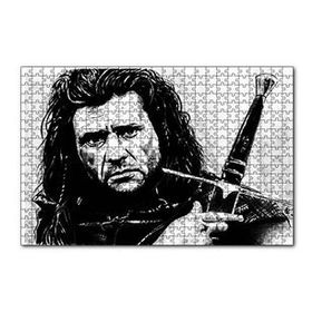 Cakapuzzle Cesur Yürek Siyah Beyaz 120 Parça Ahşap Puzzle