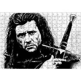 Cakapuzzle Cesur Yürek Siyah Beyaz 120 Parça Ahşap Puzzle