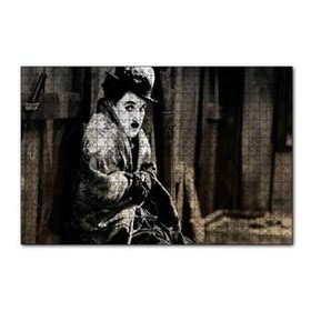 Cakapuzzle Charlie Chaplin Altına Hücum Film Görseli 120 Parça Ahşap Puzzle