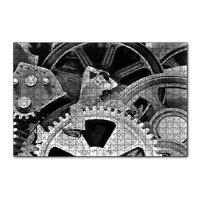 Cakapuzzle Charlie Chaplin İşçi Çarklar Modern Zamanlar 120 Parça Ahşap Puzzle