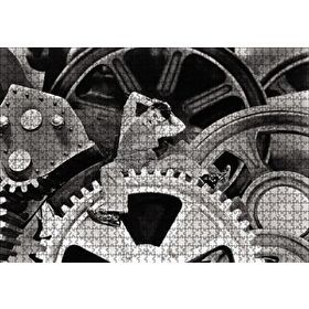 Cakapuzzle Charlie Chaplin Modern Zaman 120 Parça Ahşap Puzzle