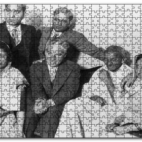 Cakapuzzle Charlie Chaplin ve Gandhi Mdf 120 Parça Puzzle
