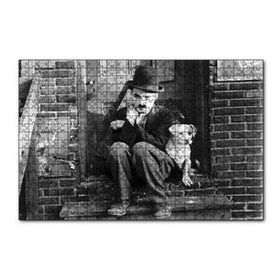 Cakapuzzle Charlie Chaplin Ve Sevimli Köpeği 120 Parça Ahşap Puzzle
