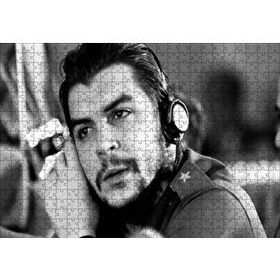 Cakapuzzle Che Guevara Kulaklıklı 120 Parça Ahşap Puzzle