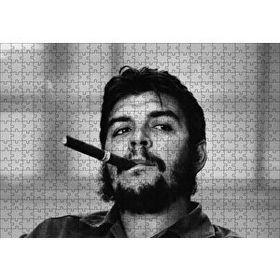 Cakapuzzle Che Guevara ve Purosu SB 120 Parça Ahşap Puzzle