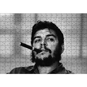 Cakapuzzle Che Guevara ve Purosu SB 120 Parça Ahşap Puzzle
