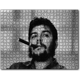 Cakapuzzle Che Guevara ve Purosu Sb Mdf 120 Parça Puzzle