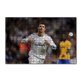 Cakapuzzle Christiano Ronaldo Real Madrid Gol Sevinci 120 Parça Ahşap Puzzle