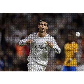 Cakapuzzle Christiano Ronaldo Real Madrid Gol Sevinci 120 Parça Ahşap Puzzle
