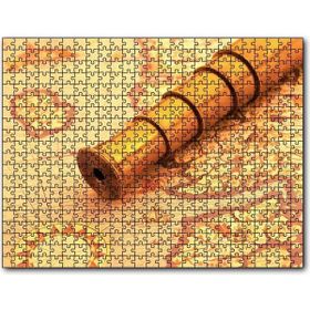 Cakapuzzle Christopher Columbus Harita ve Dürbün Mdf 120 Parça Puzzle