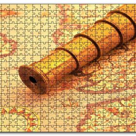 Cakapuzzle Christopher Columbus Harita ve Dürbün Mdf 255 Parça Puzzle