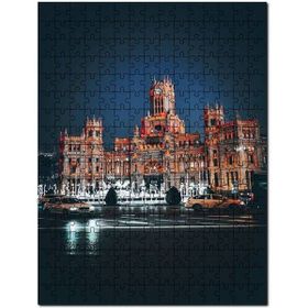 Cakapuzzle Cibeles Çeşmesi Cibeles Sarayı Madrid Mdf 255 Parça Puzzle