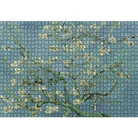 Cakapuzzle Çiçek Açan Badem Agacı Van Gogh 120 Parça Ahşap Puzzle