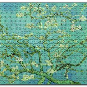 Cakapuzzle Çiçek Açan Badem Agacı Van Gogh Mdf 120 Parça Puzzle