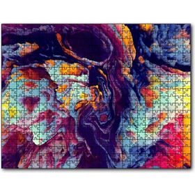 Cakapuzzle Çiçek Deseni Kamp Ateşi Görseli Mdf 120 Parça Puzzle