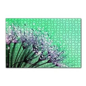 Cakapuzzle Çiçekler Üzerinde Çiy Damlaları 120 Parça Ahşap Puzzle