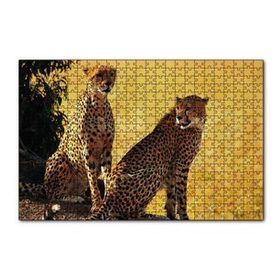 Cakapuzzle Çift Leopar 120 Parça Ahşap Puzzle