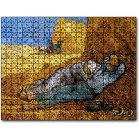 Cakapuzzle Çiftçi Karı Koca ve Saman Balyaları Mdf 1000 Parça Puzzle