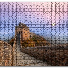 Cakapuzzle Çin Seddi Duvarın İçinden Mdf 120 Parça Puzzle