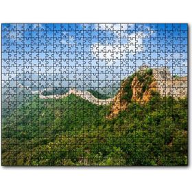Cakapuzzle Çin Seddi ve Uzak Dağlar Ahşap 500 Parça Puzzle