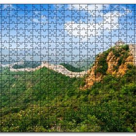 Cakapuzzle Çin Seddi ve Uzak Dağlar Mdf 120 Parça Puzzle