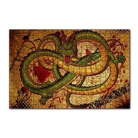 Cakapuzzle Çince Mitoloji Yılan Shenron Görseli 120 Parça Ahşap Puzzle