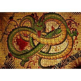 Cakapuzzle Çince Mitoloji Yılan Shenron Görseli 120 Parça Ahşap Puzzle
