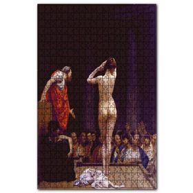Cakapuzzle Çingene Köle Pazarında Mezat Ahşap 500 Parça Puzzle
