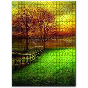 Cakapuzzle Çit Ağaç Doğa 255 Parça Ahşap Puzzle