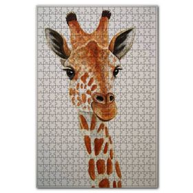 Cakapuzzle Çıtkırıldım Zürafa Çizim Ahşap 500 Parça Puzzle