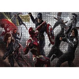Cakapuzzle Civil War Konsept Savaş 120 Parça Ahşap Puzzle