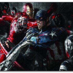 Cakapuzzle Civil War Konsept Savaş Mdf 500 Parça Puzzle