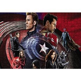 Cakapuzzle Civil War Tüm Kahramanlar 120 Parça Ahşap Puzzle