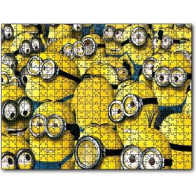 Cakapuzzle Çizgi Film Minions Topluluğu Mdf 1000 Parça Puzzle