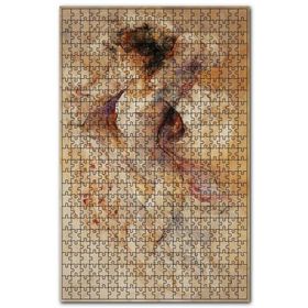 Cakapuzzle Çizim Çıplak Kadın Figürü Görseli Ahşap 1000 Parça Puzzle