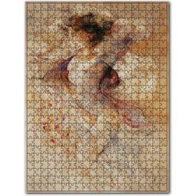 Cakapuzzle Çizim Çıplak Kadın Figürü Görseli Ahşap 1000 Parça Puzzle