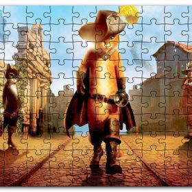 Cakapuzzle Çizmeli Kedi Dreamworks Animasyon Mdf 255 Parça Puzzle