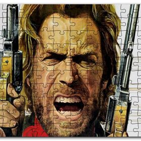 Cakapuzzle Clint Eastwood Angry Mdf 120 Parça Puzzle