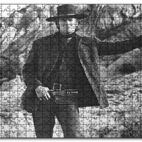 Cakapuzzle Clint Eastwood Bela Arayan Adam Filmi Görseli Mdf 1000 Parça Puzzle