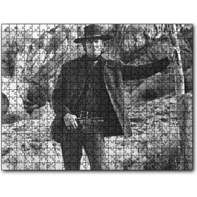 Cakapuzzle Clint Eastwood Bela Arayan Adam Filmi Görseli Mdf 120 Parça Puzzle